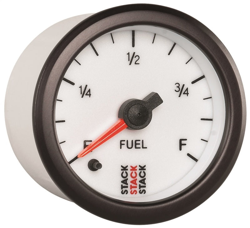 Autometer Stack 52mm 0-280 Ohm Programmable Pro Stepper Motor Fuel Level Gauge - White-thumbmail-4