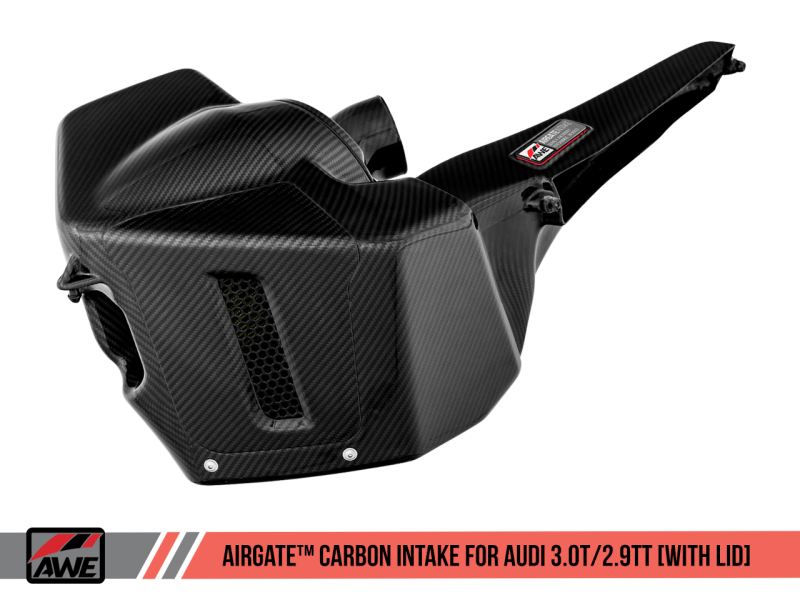 AWE Tuning Audi B9/B9.5 S4/S5/RS5 3.0T Carbon Fiber AirGate Intake w/ Lid-thumbmail-11