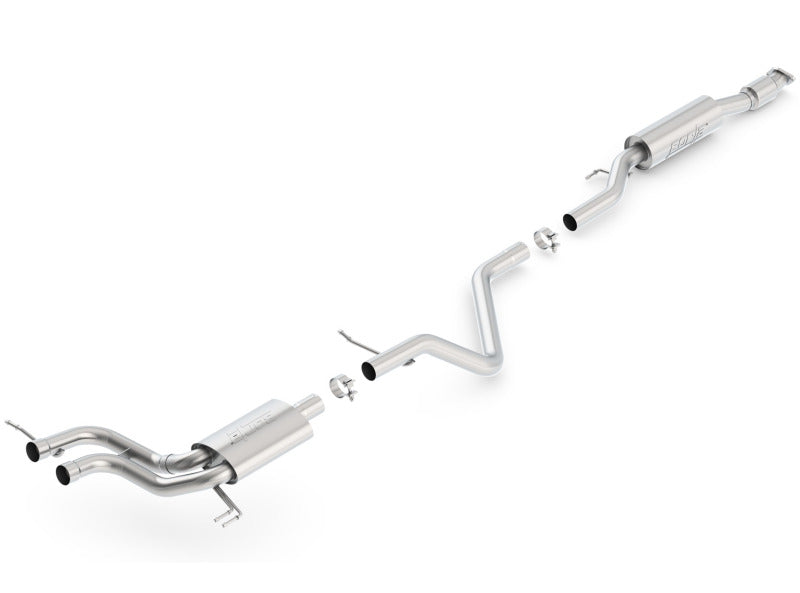 Borla 13-15 Hyundai Veloster Turbo 1.6L AT/MT FWD 2dr Dual Center Rear Exit Cat-Back Exhaust-thumbmail-1
