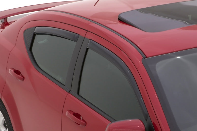 AVS 14-18 Subaru Forester Ventvisor In-Channel Front & Rear Window Deflectors 4pc - Smoke-thumbmail-9