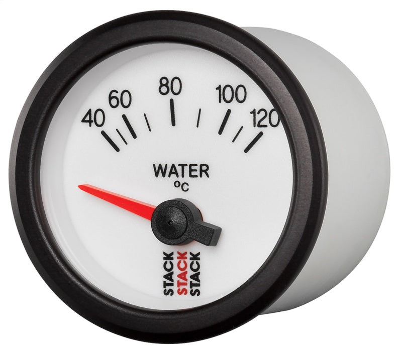 Autometer Stack 52mm 40-120 Deg C M10 Male Electric Water Temp Gauge - White-thumbmail-4