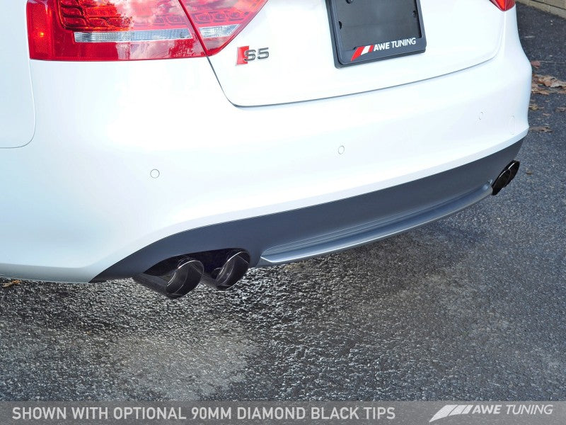 AWE Tuning Audi B8.5 S5 3.0T Touring Edition Exhaust System - Diamond Black Tips (90mm)-thumbmail-1