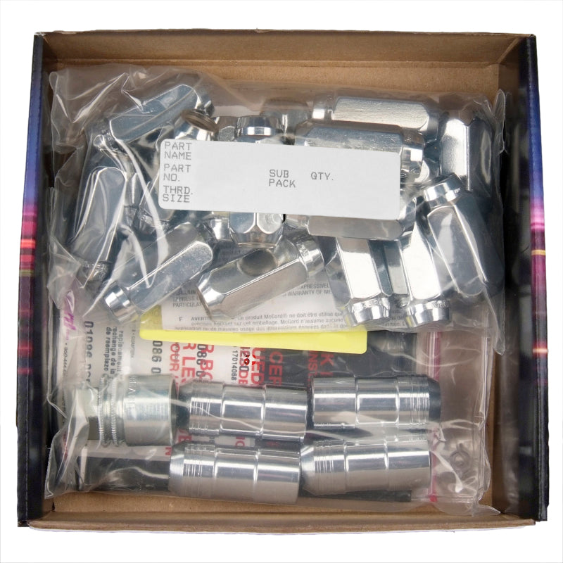 McGard 5 Lug Hex Install Kit w/Locks (Cone Seat Nut) M14X1.5 / 22mm Hex / 1.635in. Length - Chrome-thumbmail-7