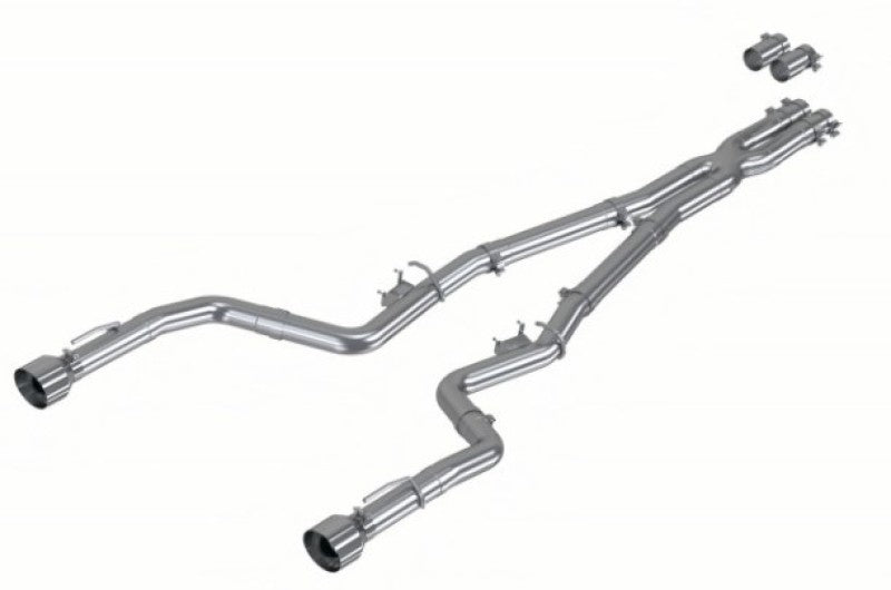 MBRP 17-21 Charger 5.7L/6.2L/6.4L 3in Race Profile Cat-Back w/ Dual Tips Aluminized Steel Exhaust-thumbmail-5