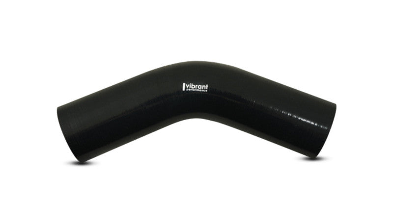 Vibrant 45 Degree Silicone Elbow 1.625in ID x 5.00in Leg Length - Black-thumbmail-2