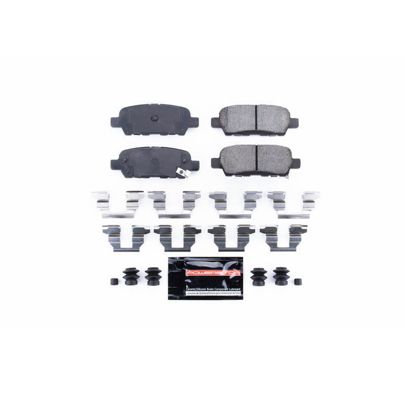 Power Stop 2013 Infiniti EX37 Rear Z23 Evolution Sport Brake Pads w/Hardware-thumbmail-2