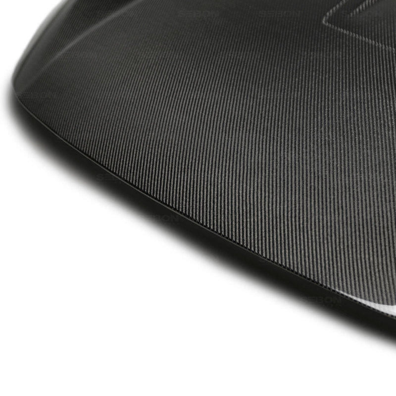 Seibon 17-20 Honda Civic Type-R (FK8) TSII Style Carbon Fiber Hood-thumbmail-6