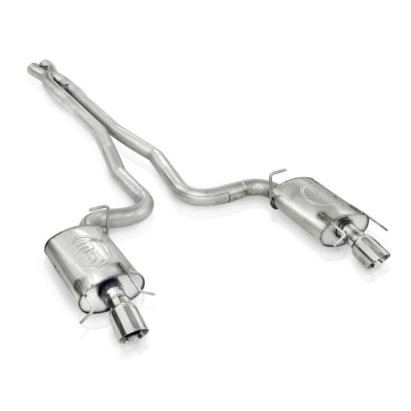 Stainless Works 09-15 Cadillac CTS-V Sedan 3in Catback System X-Pipe Turbo S-Tube Mufflers 4in Tips-thumbmail-1