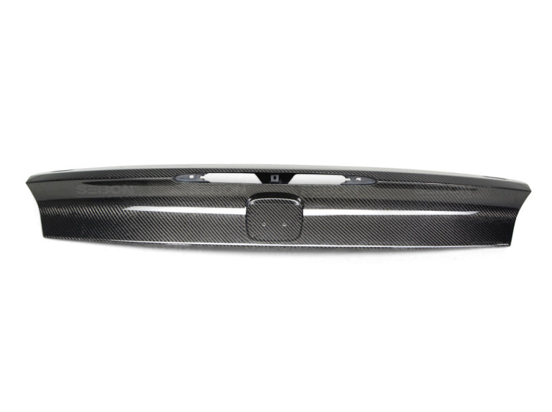 Seibon 14-15 Honda Civic Si Coupe OEM-Style Carbon Fiber Trunk Garnish-thumbmail-2