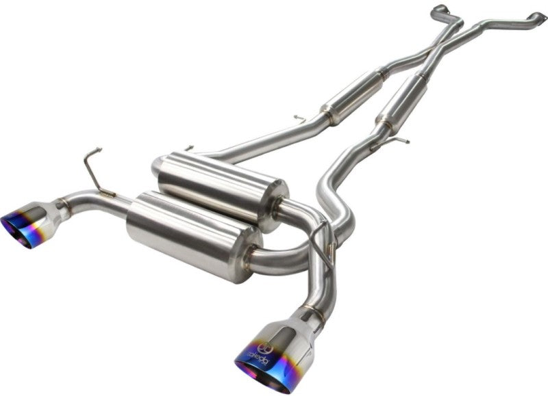aFe Takeda 2-1/2in 304SS Cat-Back Exhaust Infiniti G37 08-13/Q60 14-15 V6-3.7 w/ Blue Flame Tips-thumbmail-5