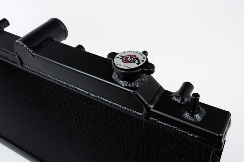 CSF 08-15 Subaru Impreza WRX/STI 1-Row 31mm High-Performance Aluminum Radiator - Black-thumbmail-3