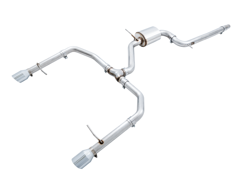 AWE Tuning 18-21 Volkswagen Jetta GLI Mk7 Track Exhaust - Chrome Silver Tips (Fits High-Flow DP)-thumbmail-1