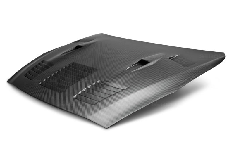 Seibon 09-15 Nissan GTR R35 GTII Dry Carbon Hood-thumbmail-4