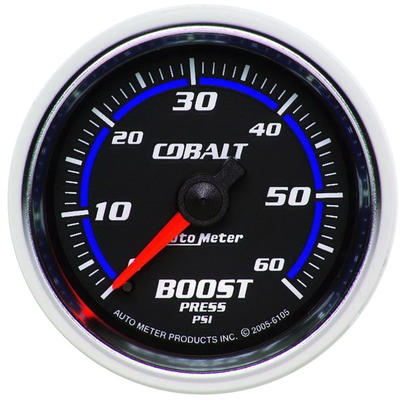 Autometer Cobalt 52mm 0-60psi Mechanical Boost Gauge-thumbmail-1