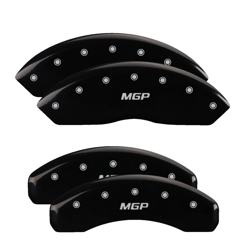MGP 4 Caliper Covers Engraved Front & Rear MGP Black finish silver ch-thumbmail-2