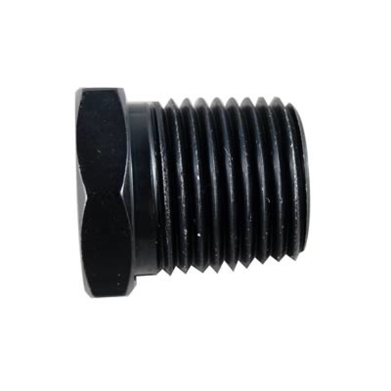 Fragola 3/8 Male Hex Pipe Plug - Black-thumbmail-1
