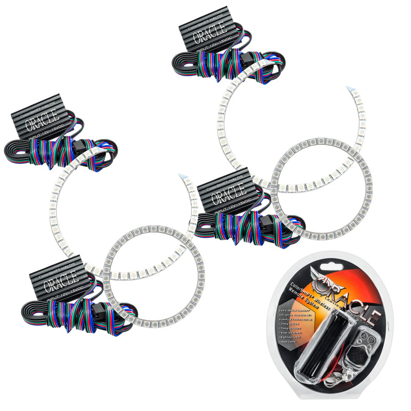 Oracle BMW 3 Series 06-11 LED Halo Kit - Non-Projector - ColorSHIFT-thumbmail-7