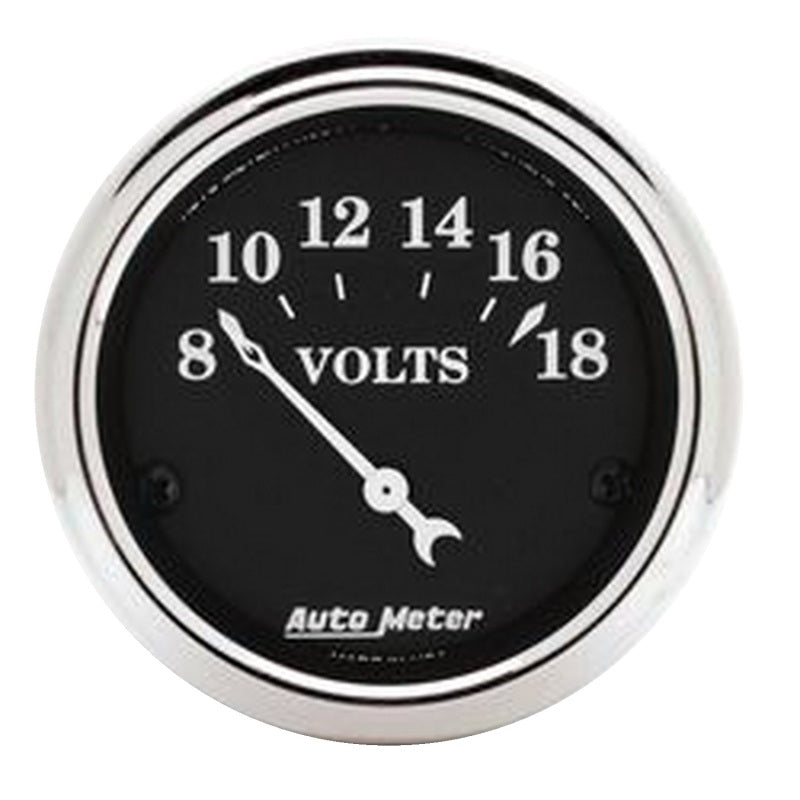Autometer Old Tyme Black 5 Piece Kit (MPH/FUEL/OILP/WTMP/BAT) 55-59 Chevy Truck Direct-Fit Dash Kit-thumbmail-6