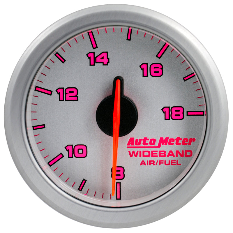 Autometer Airdrive 2-1/6in Wideband Air / Fuel Gauge 10:1-17:1 ARF Range - Silver-thumbmail-4