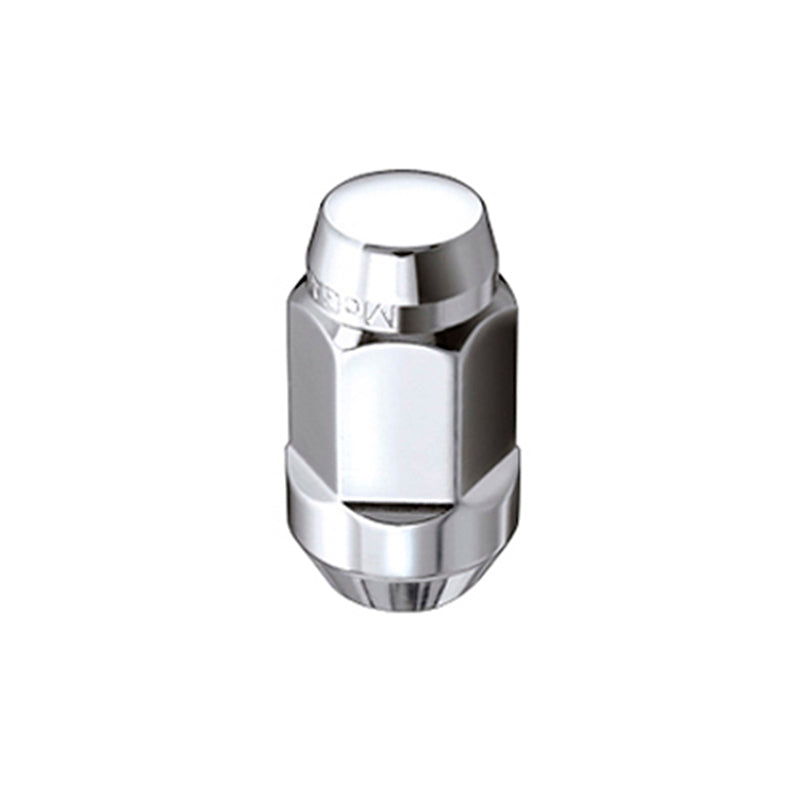McGard Hex Lug Nut (Cone Seat Bulge Style) M14X1.5 / 22mm Hex / 1.945in. Length (4-Pack) - Chrome-thumbmail-2