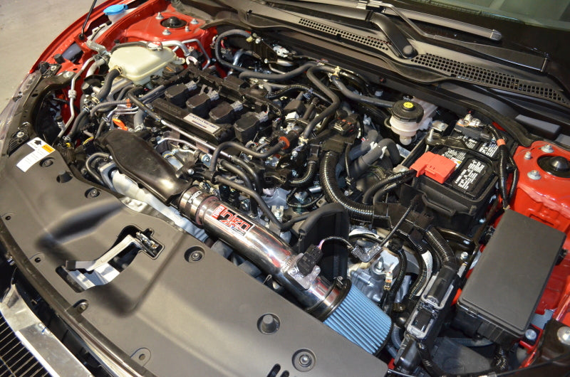 Injen 17-20 Honda Civic Si L4 1.5L Turbo Wrinkled Red SP Short Ram Intake-thumbmail-3