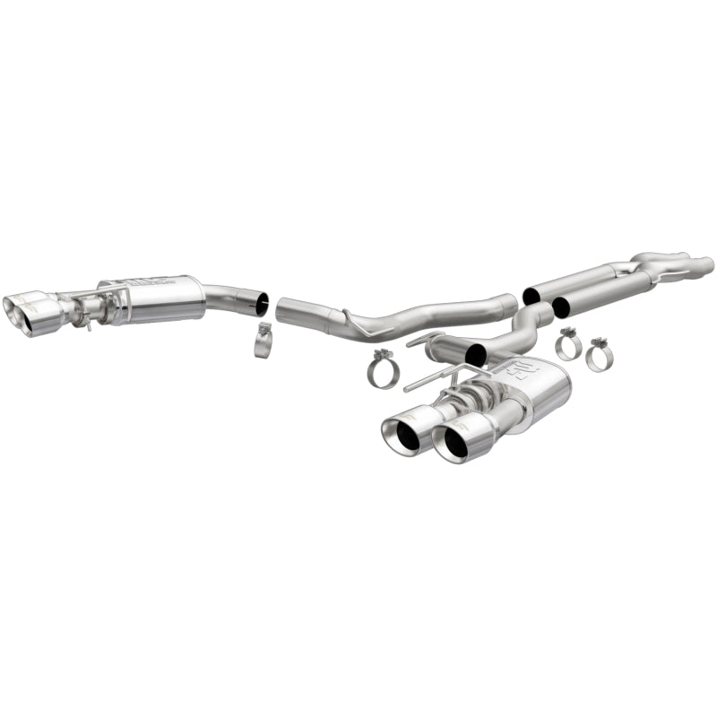MagnaFlow SYS Cat-Back 2018 Ford Mustang GT 5.0L Competition Dual Exit Polished 4in Tips-thumbmail-2