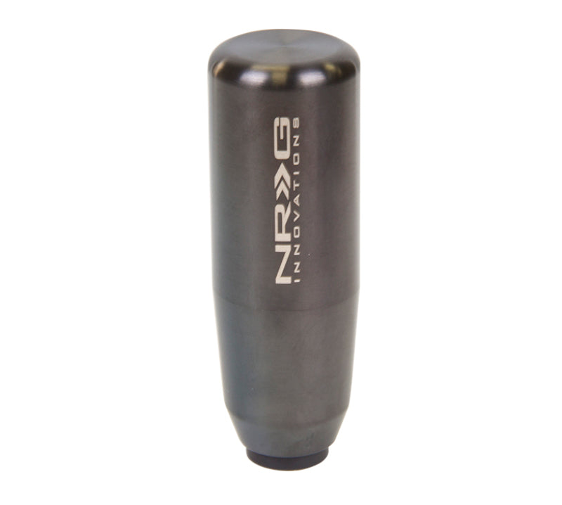 NRG Universal Short Shifter Knob - 3.5in. Length / Heavy Weight .85Lbs - Black Chrome-thumbmail-2