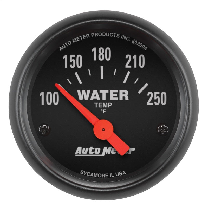 Autometer Z-Series 52mm 100-250 Degrees F. SSE Water Temp Gauge-thumbmail-1
