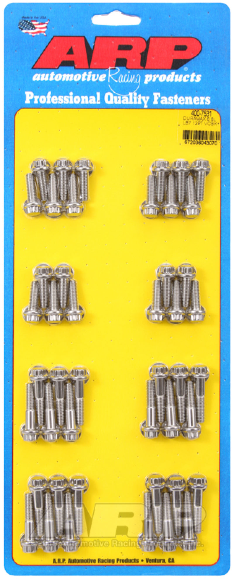 ARP Chevy Duramax 6.6L LB7 12pt Valve Cover Bolt Kit-thumbmail-1