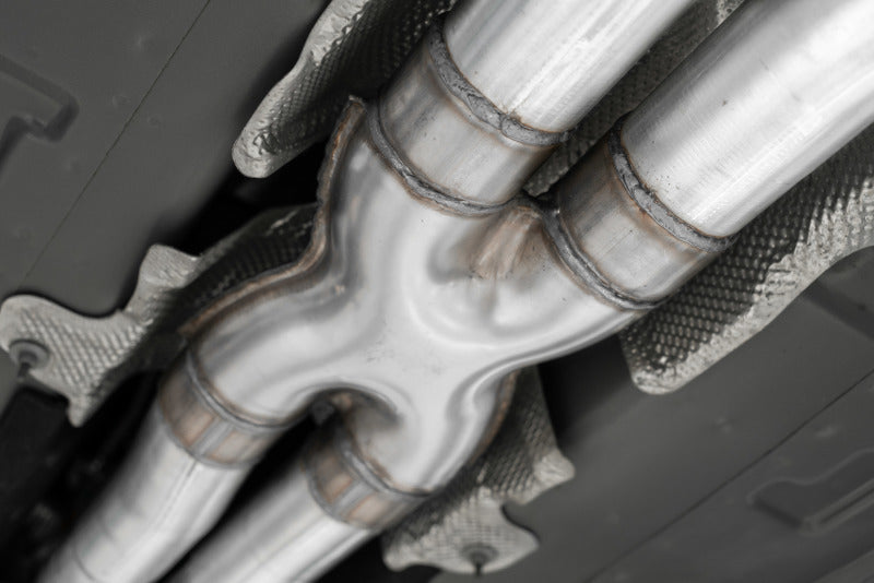 MBRP 15-16 Dodge Challenger RT 5.7L Aluminized Steel 3in Dual Rear Cat-back Quad Tips - Street-thumbmail-4