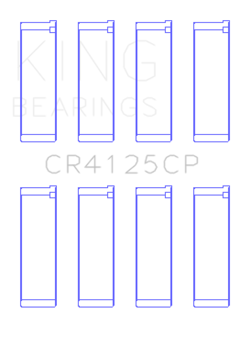 King Subaru EJ20/EJ22/EJ25 (Including Turbo) (0.75 Oversized) Performance Rod Bearing - Set of 4-thumbmail-2