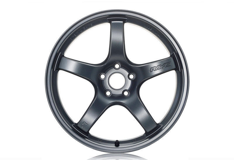 Gram Lights 57CR 18x9.5 +38 5x114.3 Gun Blue 2 Wheel-thumbmail-1