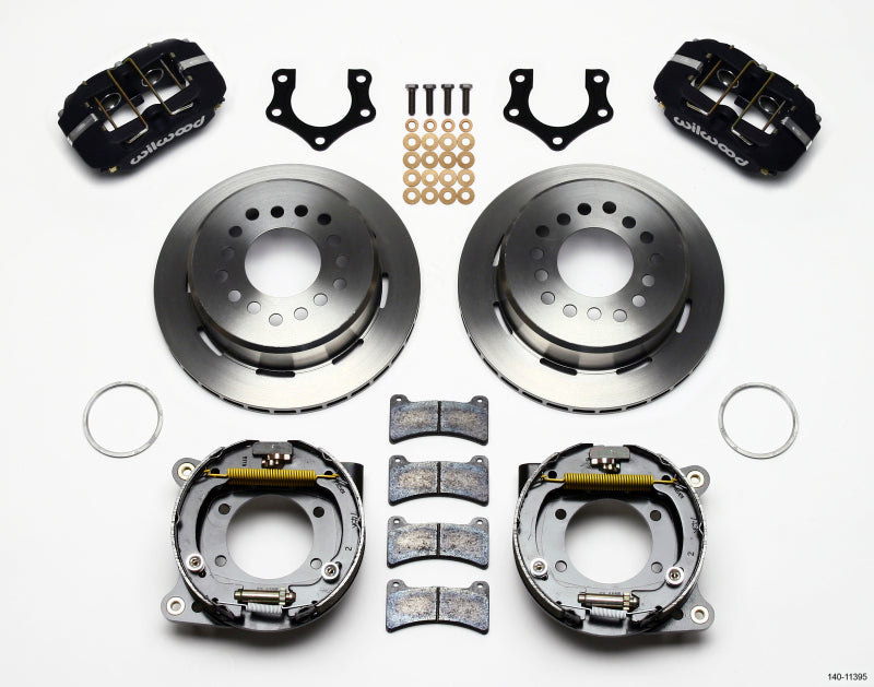 Wilwood Dynapro Low-Profile 11.00in P-Brake Kit Mopar/Dana 2.36in Off w/Snap Ring Brng-thumbmail-1