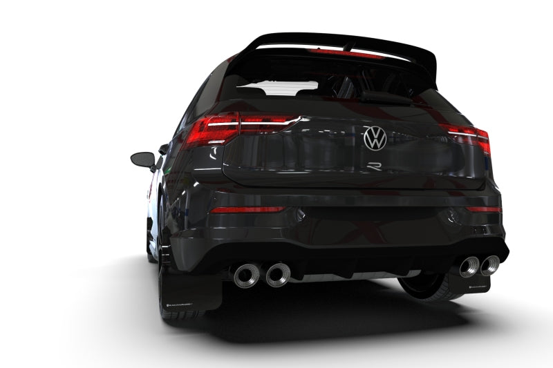 Rally Armor 2022 MK8 Volkswagen Golf GTI/R Black UR Mud Flap w/ Gray Logo-thumbmail-3