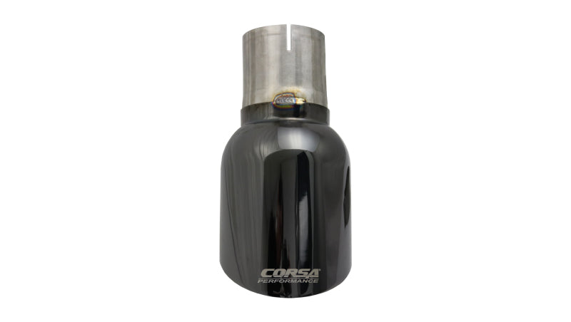 Corsa Single Universal 2.75in Inlet / 4.5in Outlet Black PVD Pro-Series Tip Kit-thumbmail-6