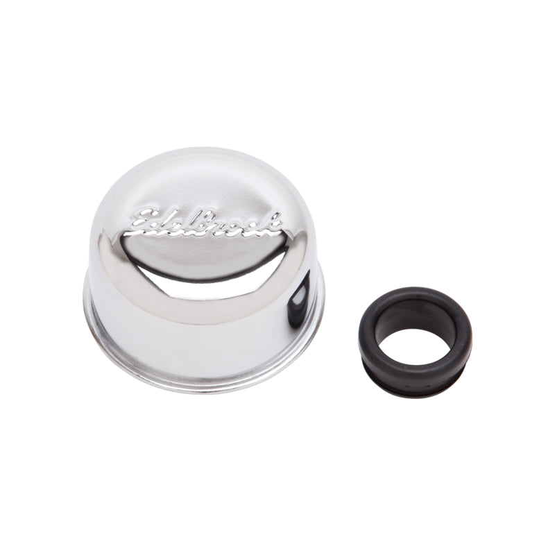 Edelbrock Chrm Breather and Grommet-thumbmail-1