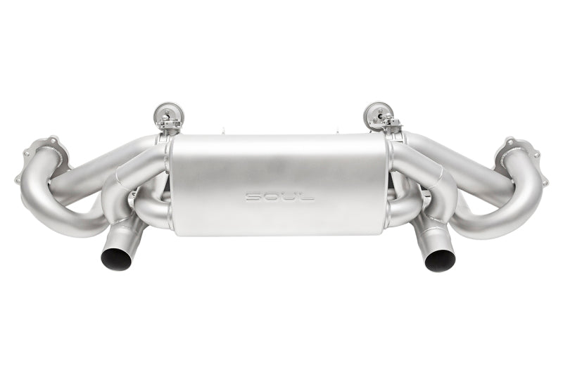 SOUL 2020+ Porsche 718 GT4 / Spyder / GTS Cayman Valved Exhaust - Reuse Tips - No Valve Controller-thumbmail-1