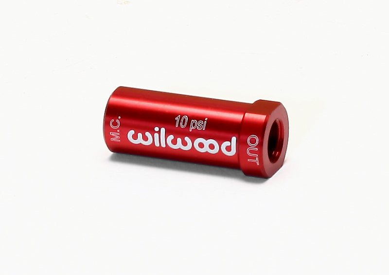 Wilwood Residual Pressure Valve - New Style 10# / Red-thumbmail-1