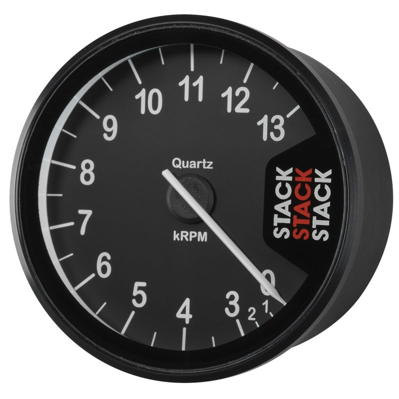Autometer Stack Clubman Tachometer 80mm 0-3-13K RPM - Black-thumbmail-3