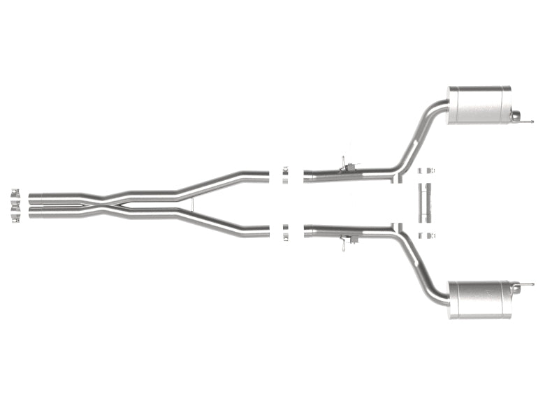 aFe MACH Force-Xp 3in 304 SS Cat-Back Exhaust 15-20 Dodge Charger Hellcat V8-6.2L (sc) / 392 V8-6.4L-thumbmail-3