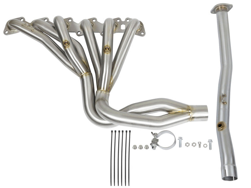 aFe Twisted Steel Tri-Y Headers/Connection Pipes (Race) 01-16 Nissan Patrol (Y61) 4.8L-thumbmail-6