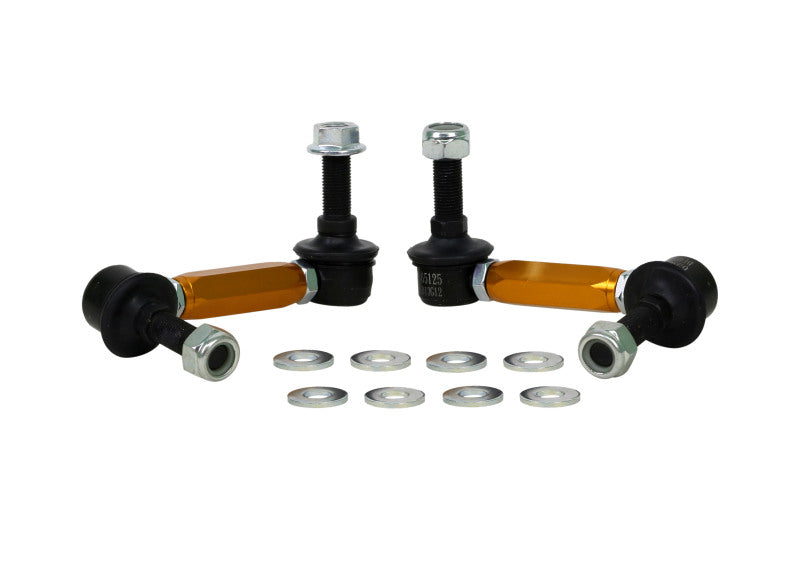 Whiteline Universal Sway Bar Link Assembly Heavy Duty Adjustable Steel Ball 115mm Size-thumbmail-4