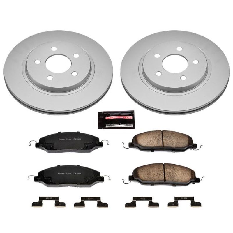 Power Stop 05-11 Ford Mustang Rear Z17 Evolution Geomet Coated Brake Kit-thumbmail-1