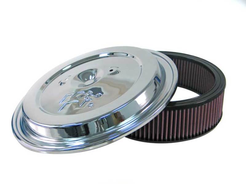 K&N Replacement Air Filter w/ Chrome Top - W/E-1500 K&N Logo-thumbmail-1