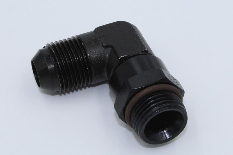 Fragola -8AN x 18mm 90 Degree Swivel - Black-thumbmail-1