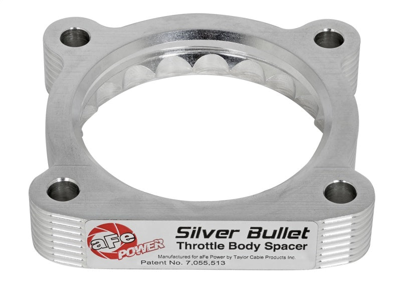 aFe Silver Bullet Throttle Body Spacers TBS 10-16 Nissan Patrol (Y62) V8-5.6L (320hp)-thumbmail-3