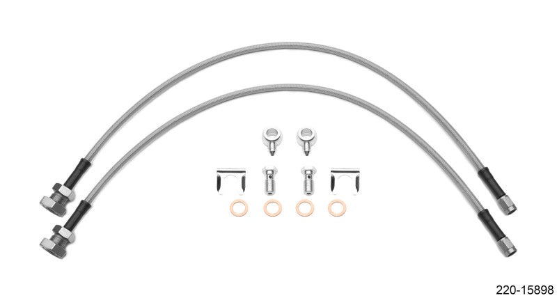 Wilwood Flexline Kit 24in 7/16-20in Banjo - 5/8-26in Male Bulkhead (Fits D52 Caliper)-thumbmail-1