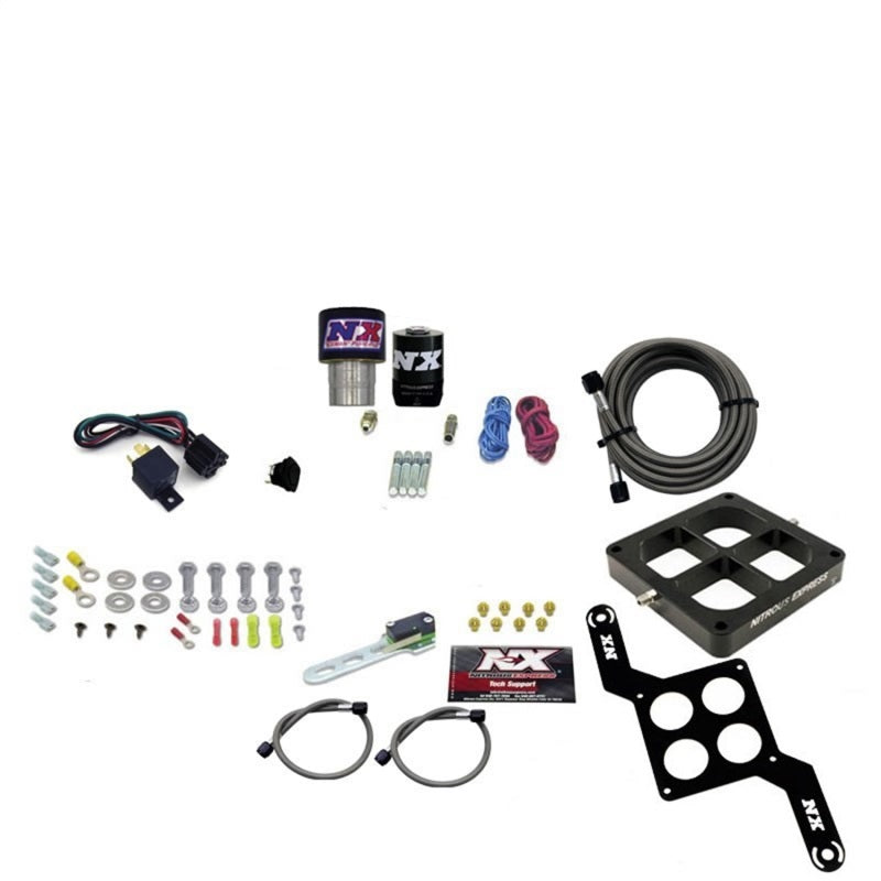Nitrous Express Single Entry Crossbar RNC .178 4150 Flange Nitrous Kit (250-650HP) w/No Bottle-thumbmail-2