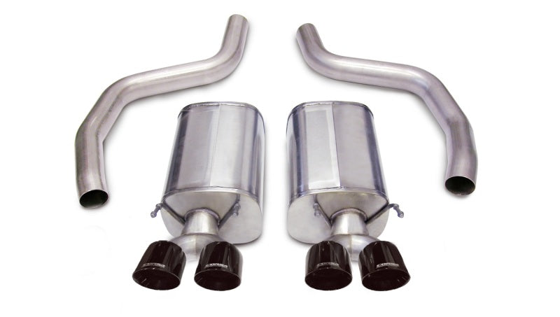 Corsa 06-13 Chevrolet Corvette C6 Z06 7.0L V8 Black Sport Axle-Back Exhaust-thumbmail-1