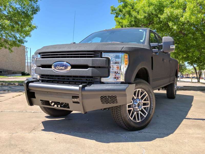 Road Armor 17-20 Ford F-250 Vaquero Front Non-Winch Bumper - Tex Blk-thumbmail-3